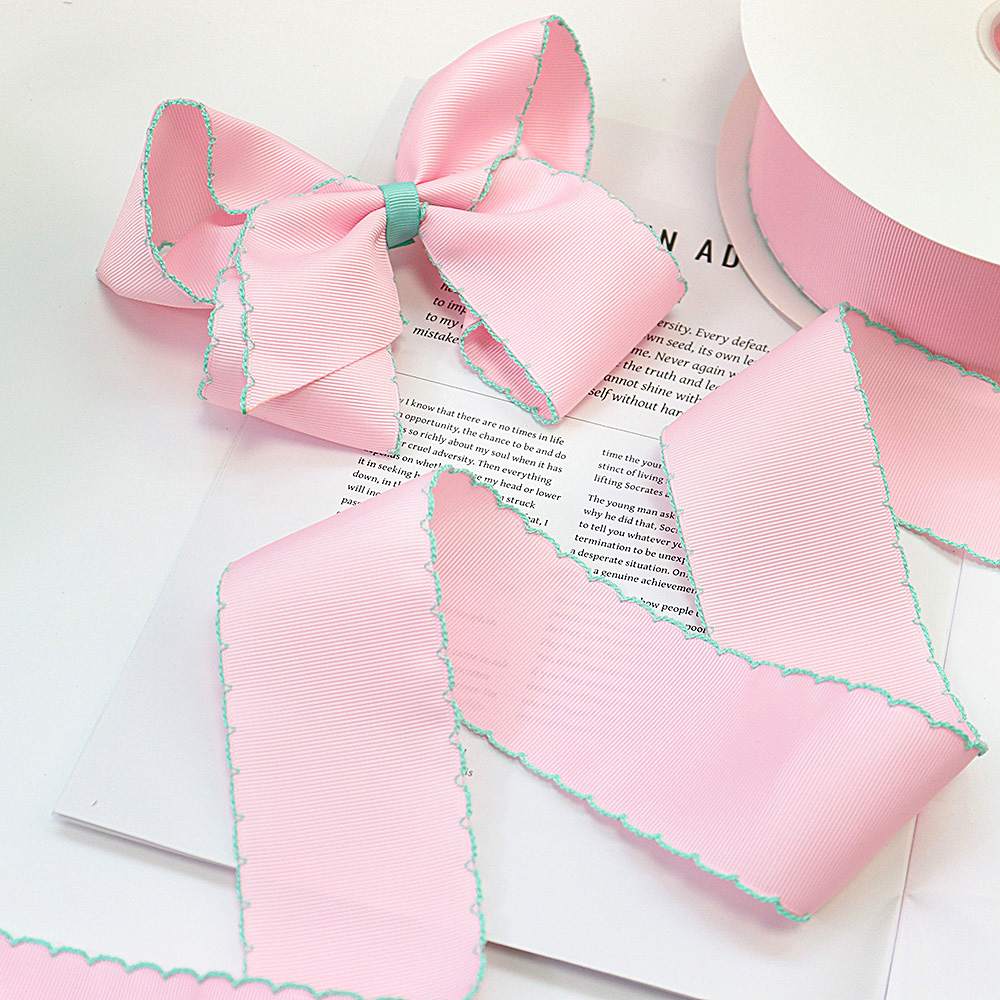 scalloped grosgrain ribbon